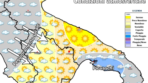 Le previsioni meteo per Natale 2013 in Puglia e Basilicata
